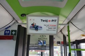 Poland digital signage bus